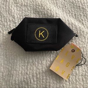 Boulevard K Monogram Makeup Bag